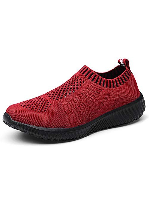 TIOSEBON Women's Athletic Walking Shoes Casual Mesh-Comfortable Work Sneakers