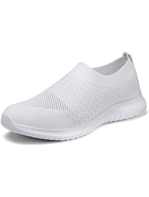 TIOSEBON Women's Athletic Walking Shoes Casual Mesh-Comfortable Work Sneakers