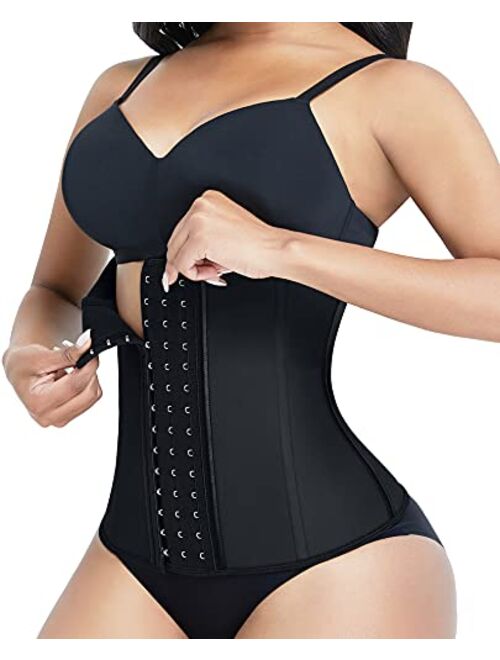 Lover-Beauty Waist Trainer for Women Latex Corsets Waist Cincher Workout Girdle Hourglass Body Shaper