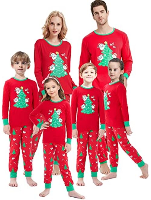 Christmas Matching Family Pajamas For Whole Members Women And Men Pjs 2 Pieces Sleepwear