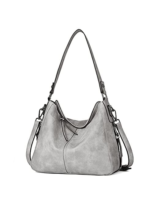 CLUCI Purses and Handbags for Women Leather Hobo Tote Fashion Ladies Crossbody Large Bucket Shoulder Bag