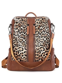 Backpack Purse for Women Leather Fashion Travel Casual Detachable Ladies Covertible Shoulder Bag