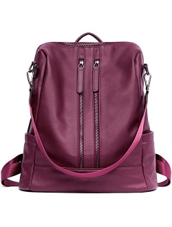 Backpack Purse for Women Leather Fashion Travel Casual Detachable Ladies Covertible Shoulder Bag