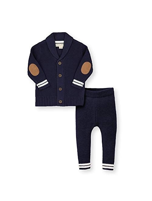 Hope & Henry Layette Cardigan and Sweater Leggings Set