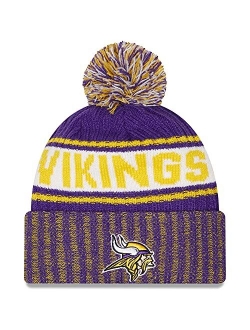 Men's NFL Marl Cuffed Knit Hat with Pom