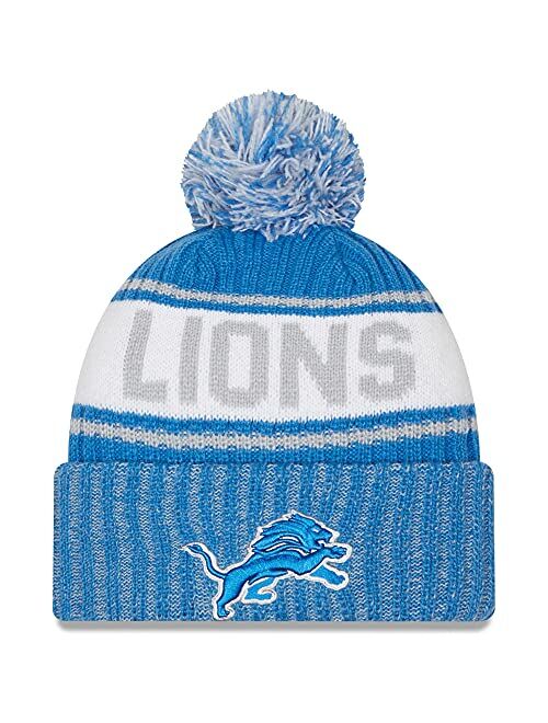 New Era Men's NFL Marl Cuffed Knit Hat with Pom