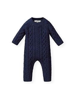 Layette Baby Cable Knit Sweater Romper