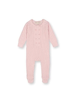 Layette Baby Cable Knit Sweater Romper