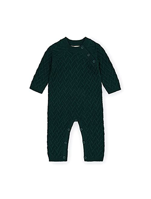 Hope & Henry Layette Baby Cable Knit Sweater Romper