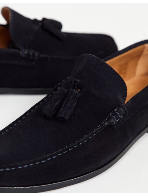 River Island tassel loafer in navy