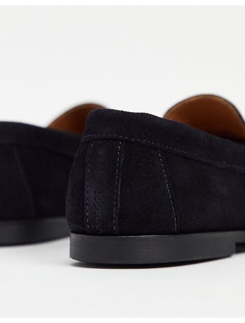 River Island tassel loafer in navy