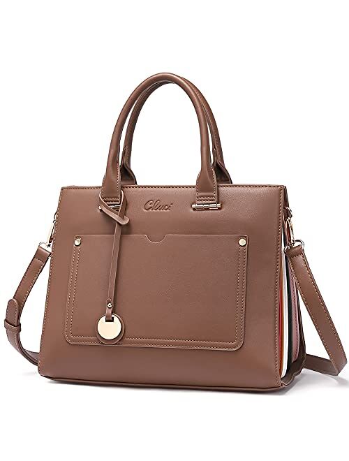 CLUCI Handbags for Women Leather Satchel Purses Fashion Designer Ladies Crossbody Shoulder Bag