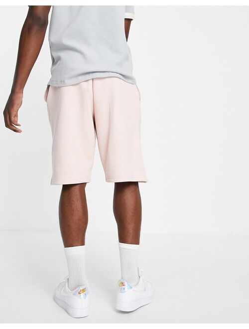 River Island oversized shorts in pink