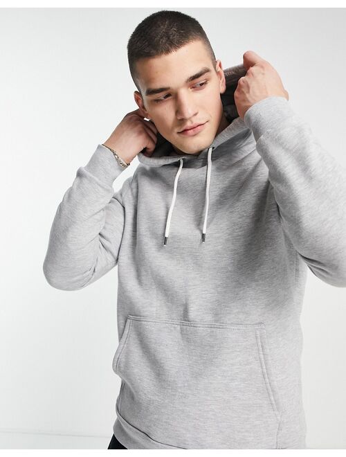 River Island slim hoodie in gray