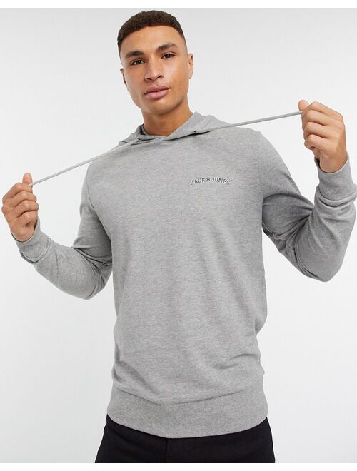 Jack & Jones Originals mix and match script logo hoodie