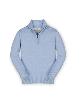 Boys' Long Sleeve Half Zip Pullover Sweater