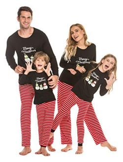 Buy BOBORA Matching Christmas Pajamas for Family with Baby, Stripes  Sleepwear online