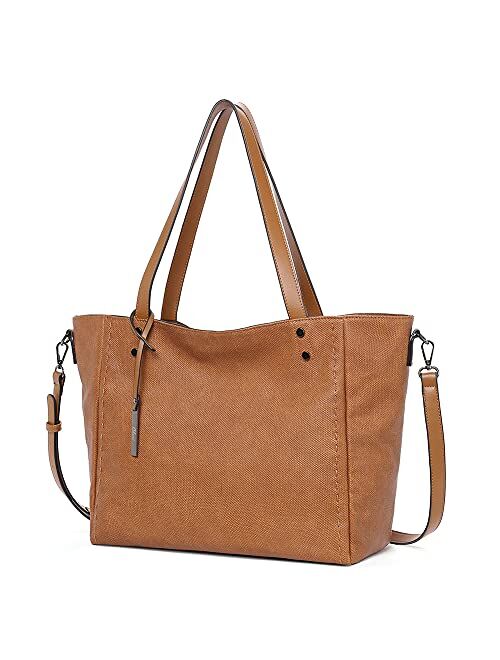 CLUCI Tote Bags for Women Large Capacity Handbags Vegan Leather Shoulder Bag Fashion Purses