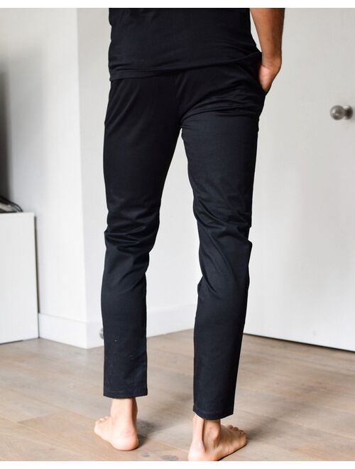 River Island skinny chinos in black