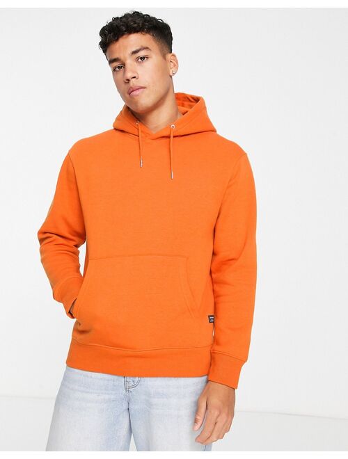 Jack & Jones Essentials oversize hoodie in orange