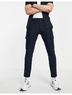 cargo pants in navy