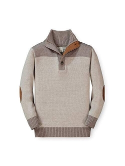 Boys' Long Sleeve Mock Neck Sweater