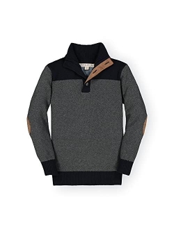 Boys' Long Sleeve Mock Neck Sweater