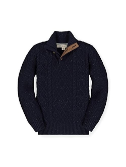 Boys' Long Sleeve Mock Neck Sweater