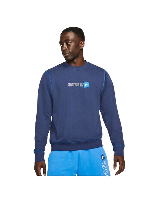 Men's Nike Just Do It French-Terry Sweatshirt