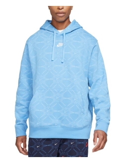 Men's Geometric Fleece Hoodie