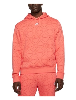 Men's Geometric Fleece Hoodie