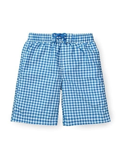 Boys' Swim Board Short Trunks with Elastic Waist