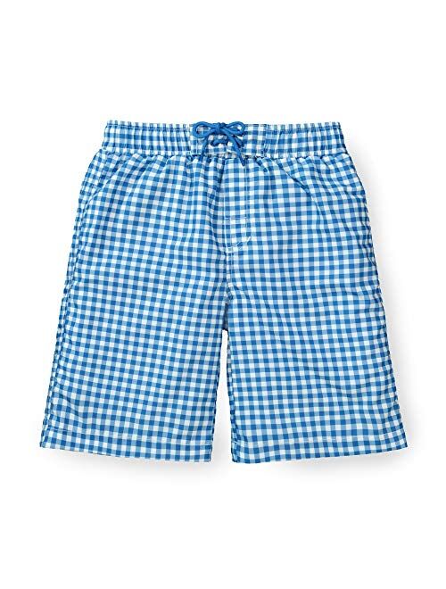 Hope & Henry Boys' Swim Board Short Trunks with Elastic Waist