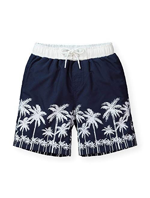 Hope & Henry Boys' Swim Board Short Trunks with Elastic Waist