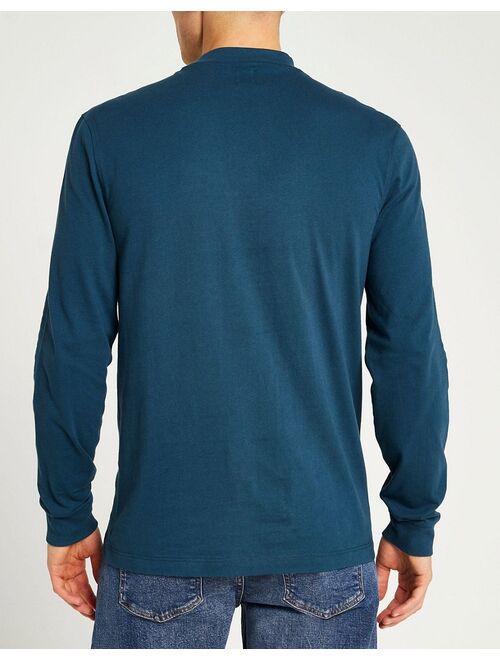 River Island slim fit turtle neck long sleeve t-shirt in green