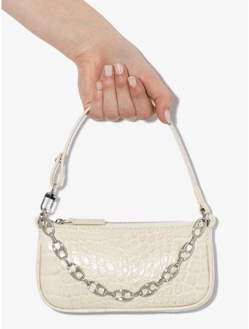 mini Rachel crocodile-effect shoulder bag