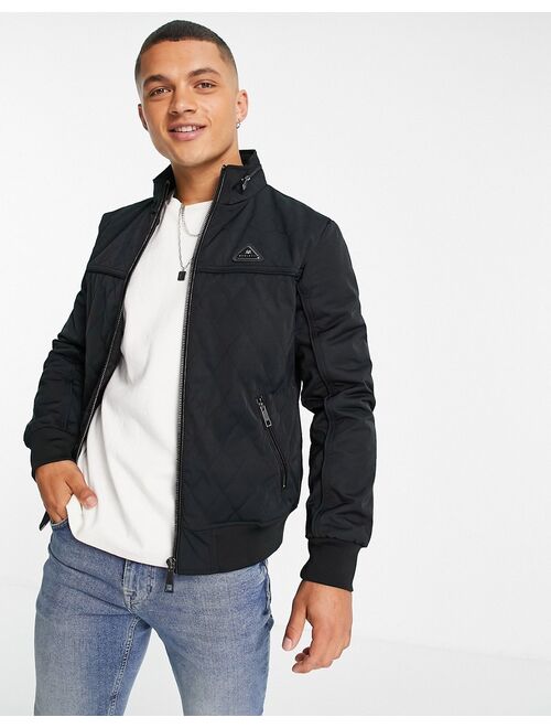 River Island quilted jacket in black