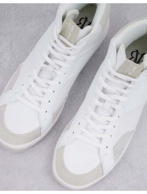 Buy River Island high top sneaker in white online | Topofstyle