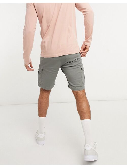 Jack & Jones Intelligence cargo shorts in gray