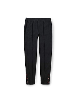 Women's Button Cuff Ponte Legging Pant