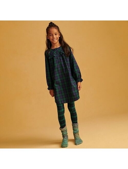 Girls' long-sleeve printed nightgown