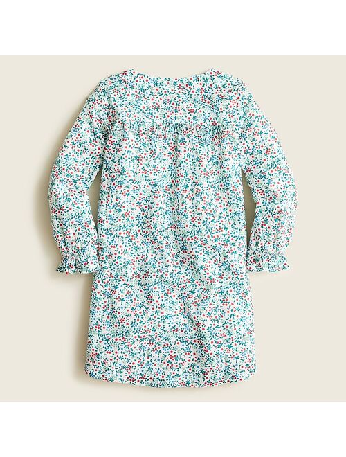 J.Crew Girls' long-sleeve printed nightgown