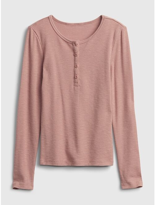 GAP Kids Ribbed Henley