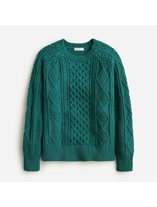 J.Crew Boys' cable-knit fisherman sweater