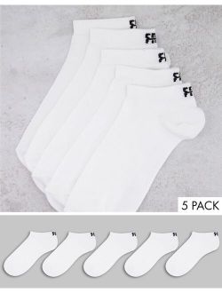 sneaker socks in white