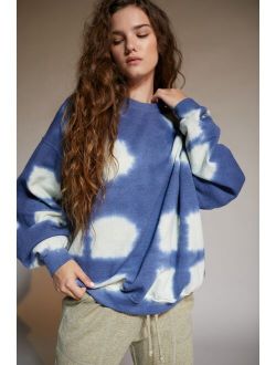 Recycled Circle Dye Crew Neck Sweatshirt