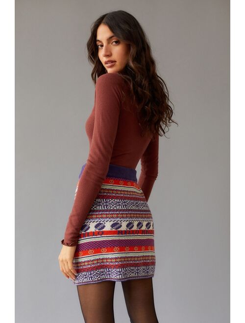 Urban outfitters UO Lenni Sweater Mini Skirt