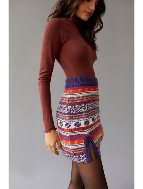 Urban outfitters UO Lenni Sweater Mini Skirt