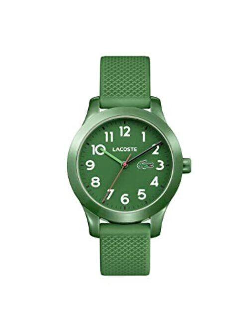 Lacoste Kids' 12.12 Turquoise Silicone Strap Watch 32mm