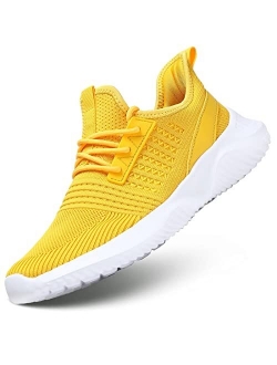 Mens Running Shoes Light Comfort Casual Sport Mesh Sneakers Work Gym Slip on Tennis Walking Cross Trainer